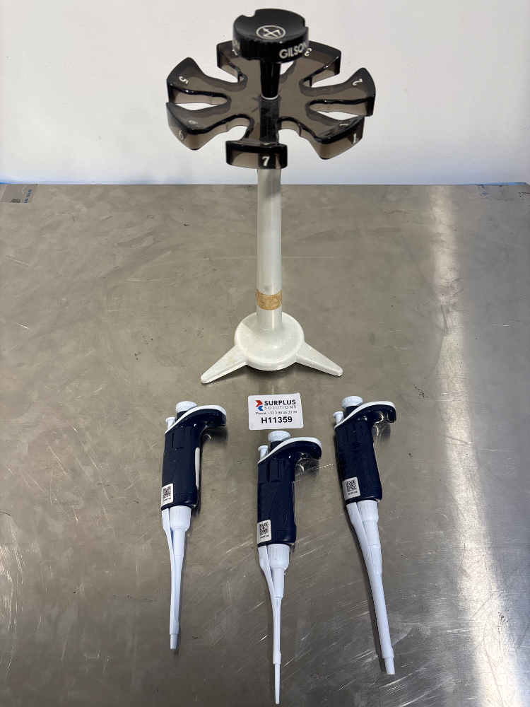 Image of Gilson pipetman x3 Pipettes